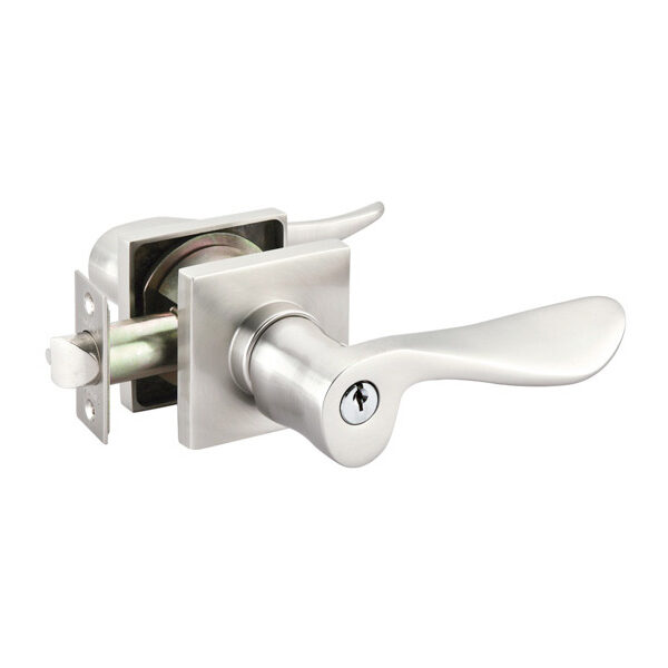 Emtek Luzern Keyed Lever Modern Brass