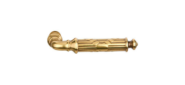 Emtek Ribbon Reed Lever Designer Brass - Image 2