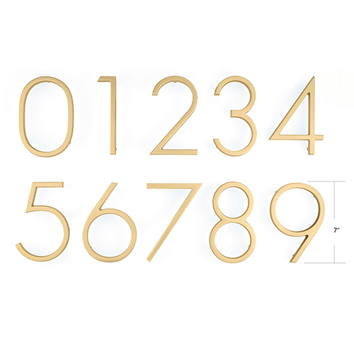 Emtek 7" Modern House Number