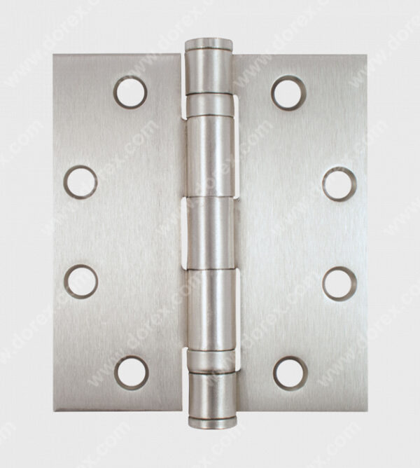 Dorex BB1079 Matte Black Ball Bearing Hinges- 4 1/2” X 4”(Set of 3)