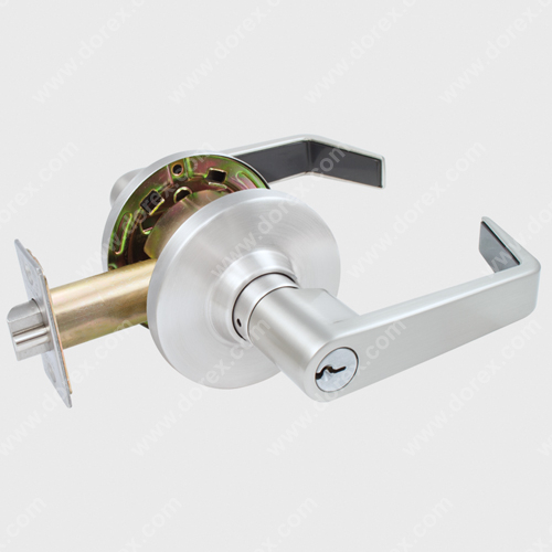 Dorex EM70 Medium Duty Satin Nickel Classroom Lever