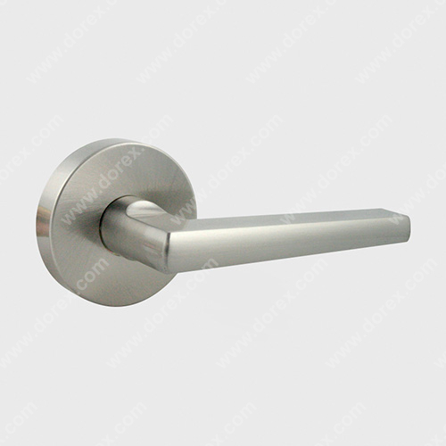 Dorex Polished Chrome Linea Passage Lever With Round Rosette