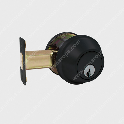 Dorex TLA51 C19 Medium-Duty Single Cylinder Deadbolt – Matte Black