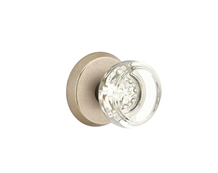 Emtek Georgetown Crystal Knob Sandcast Bronze